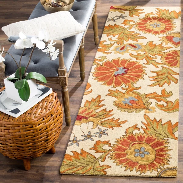 Safavieh Blossom BLM912A Area Rug - Black/Multi, Size: 8& x 10&