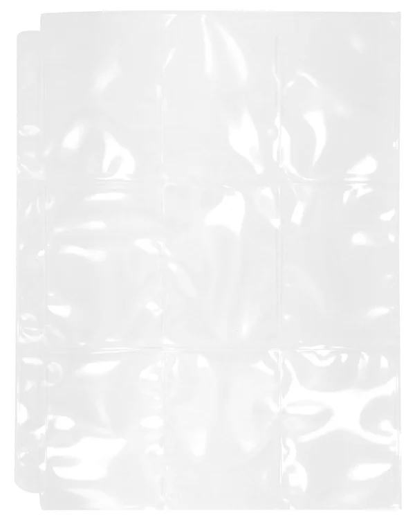 CheckOutStore 9 Pocket Trading Card Page Protectors (Holds 18 Cards Back to Back) Clear Double Sided, 1000
