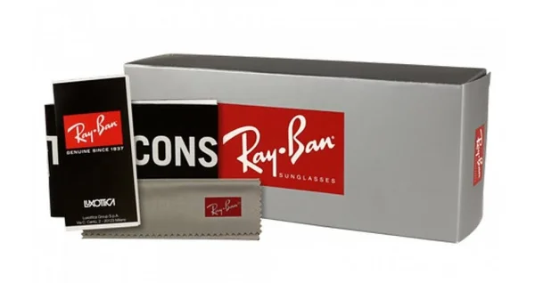 Ray-Ban RB4226 605271 Black Rectangular Sunglasses