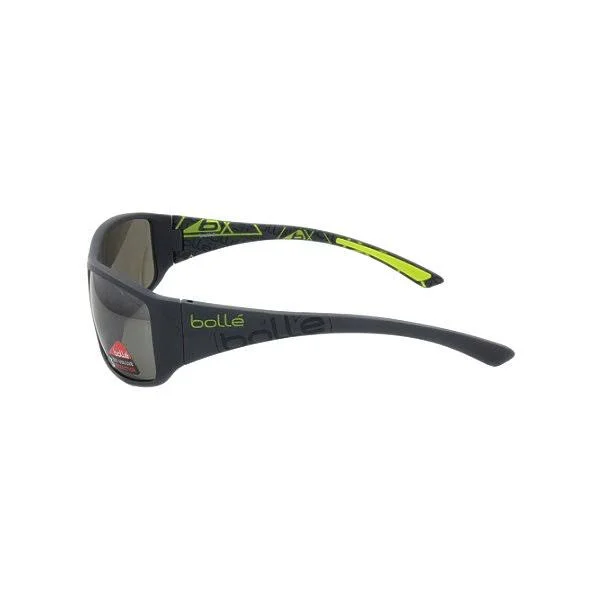 Bolle Kingsnake Sunglasses, Matte Smoke/Green TNS Gun