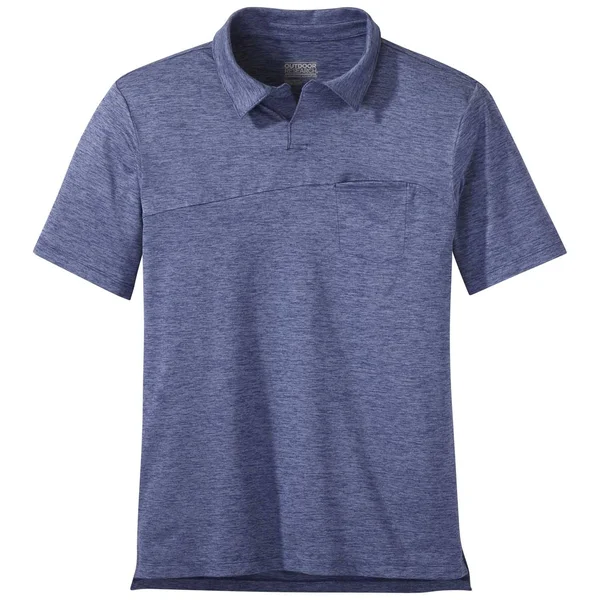 Outdoor Research Men's Chain Reaction Polo - Small - Fatigue Heather