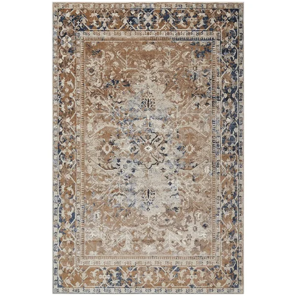 Kathy Ireland Malta MAI05 Area Rug - 2&2x22 x 7&7x22 Runner - Taupe