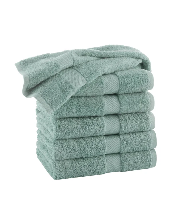Martex Commercial Bath Towel, Aqua, Pack of 6