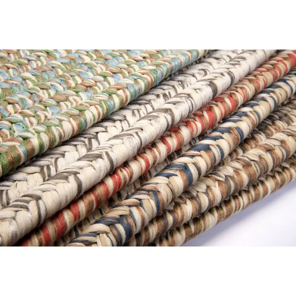 2&x8& Runner Forest Tweed Braided Rug Light Brown - Colonial Mills