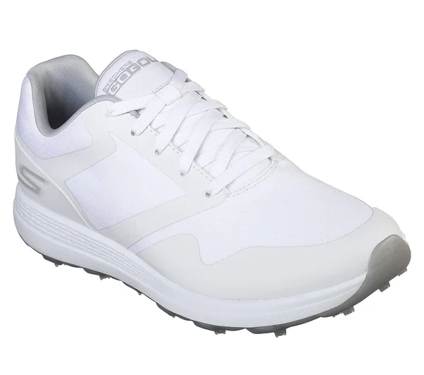 Skechers Women's Go Golf Max - Fade Golf Shoes, White, Gray, 10.0