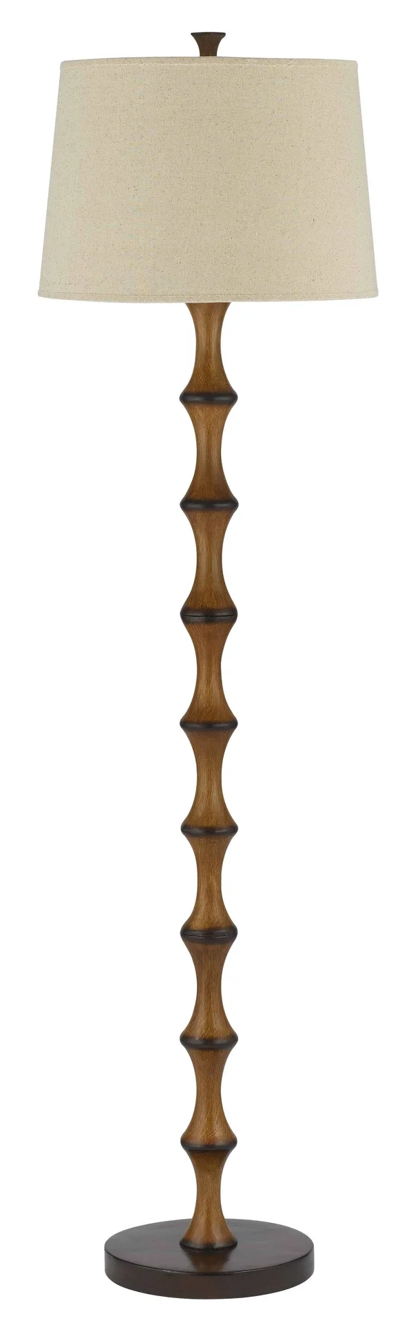 Cal Lighting Bo-2039fl Resin Bamboo Floor Lamp
