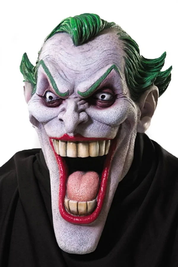 Rubie&s Costumes Men's Joker Adult Halloween Latex Mask - Green/White, OS