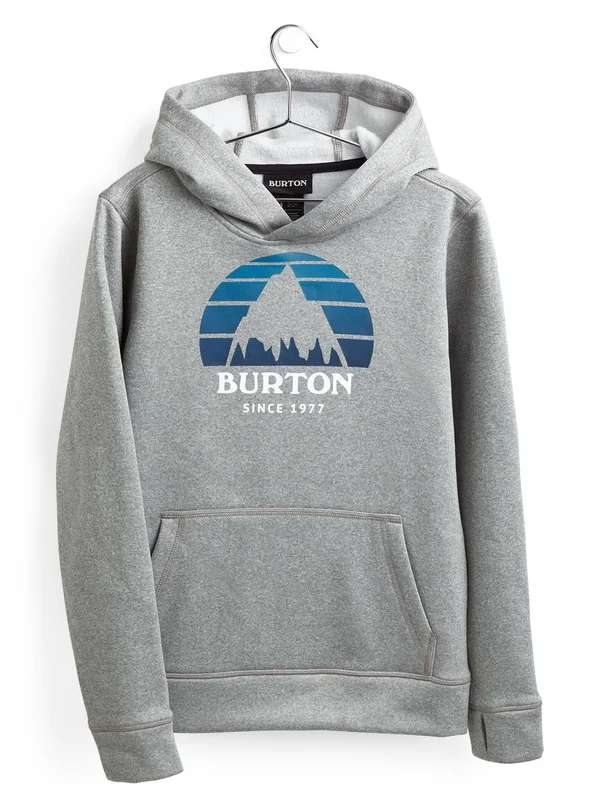 Kids& Burton Oak Pullover Hoodie Winter 2021-2022 M - Gray Heather
