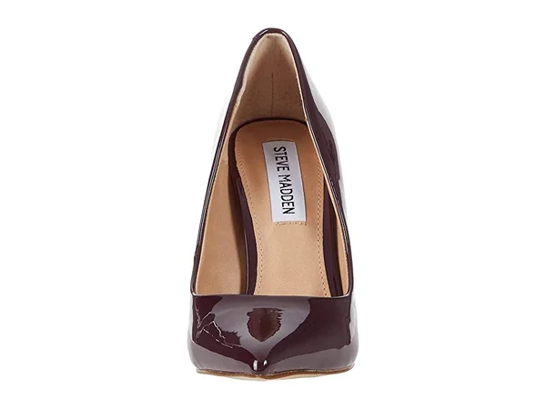 Steve Madden Vala Burgundy Patent, Size 6