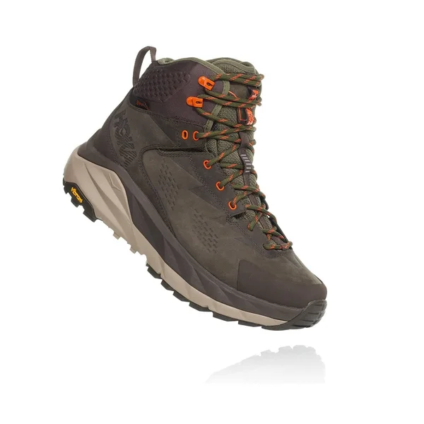 HOKA ONE ONE Sky Kaha Men's Hiking Boot, Black Olive/Green, 8.5