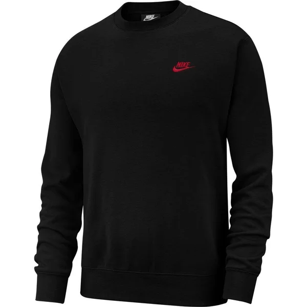 Nike Sportswear Club Fleece Crewneck Sweatshirt BV2662 - Small - Black