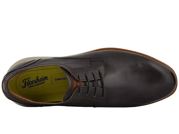 Florsheim Fuel Plain Toe Oxford 8.5 Men's Grey
