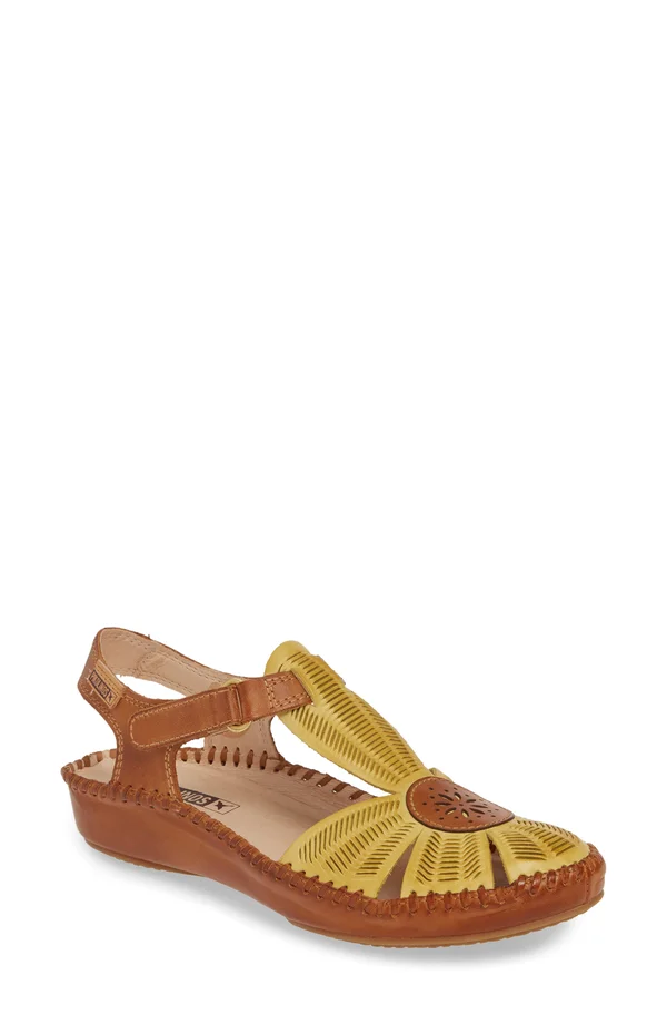 Pikolinos Women's Puerto Vallarta Closed Toe Sandal 655-0575 - Size: 35, Sol Calfskin