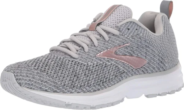 Brooks transmit Running Shoe - Women's - Grey/Rose Gold