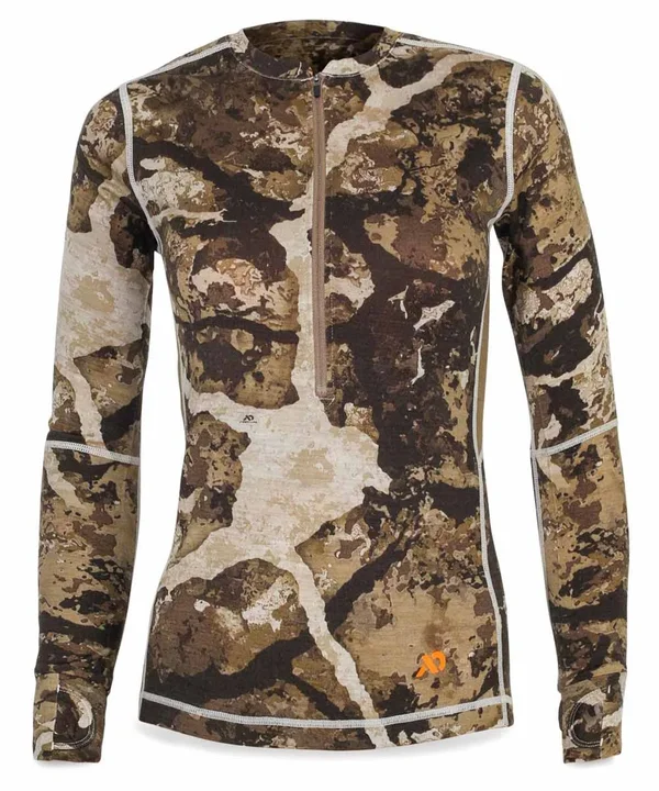 Women's Wick Quarter Zip XL, First Lite Cipher by First Lite