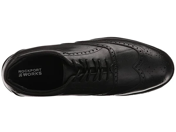 Rockport Works Men's Dressports Steel Toe RK6741, Size: 12 M, Black