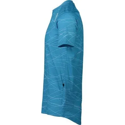 POC MTB Pure T-Shirt - Men's Lines Basalt Blue - M