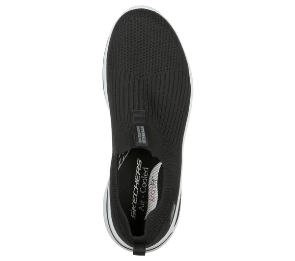 Skechers Women's GOwalk Arch Fit - Iconic Slip-On Walking Shoes, Black, 7.5
