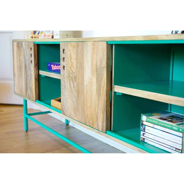 Posh Pollen Gerard Media Console TV Stand - Green