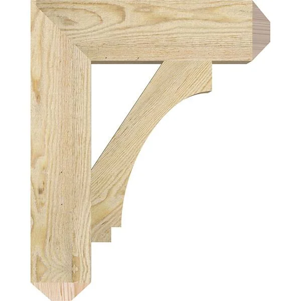 4x22W x 16x22D x 20x22H Imperial Craftsman Rough Sawn BRACKET - Douglas Fir