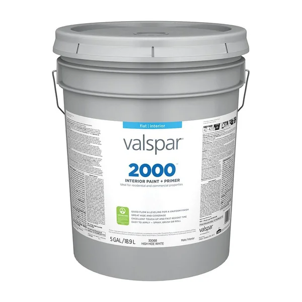 Valspar 2000 Flat Interior Paint (5-Gallon) - 007.0030068.008