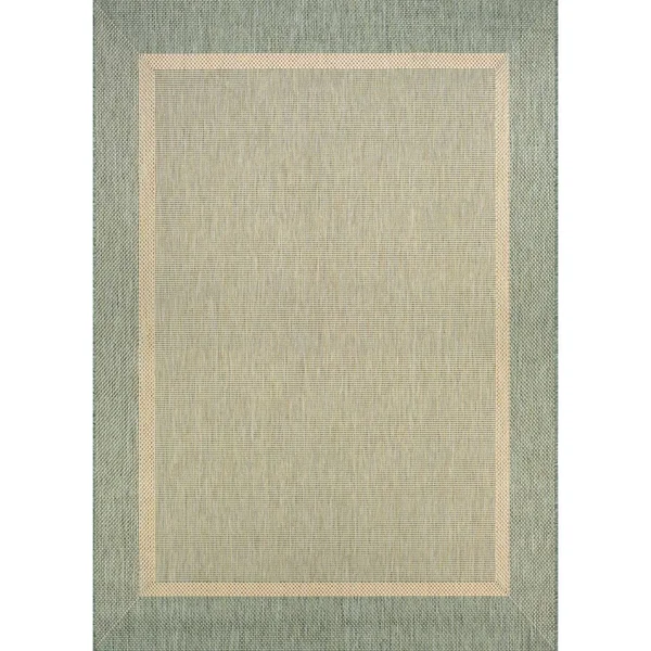 Pergola Channel Indoor/ Outdoor Area Rug - 5&3x22 x 7&6x22 - Champange/Blue