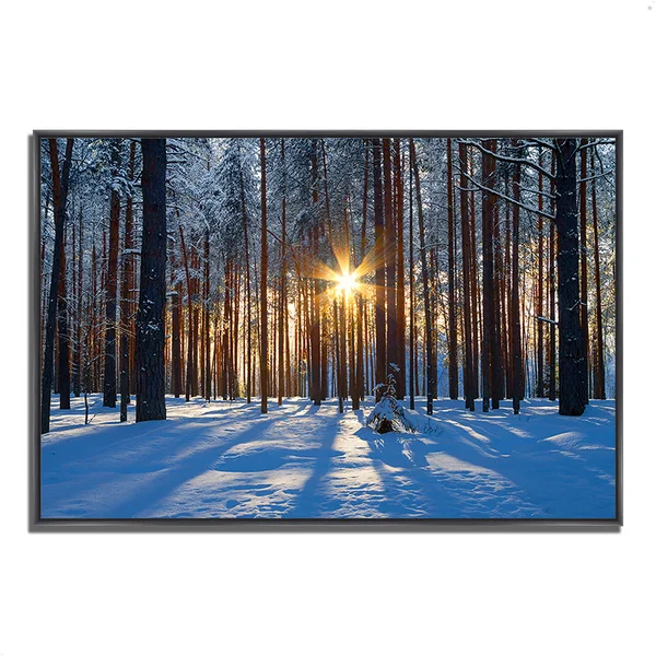 Sunset Starburst, 47x22 x 32x22 Fine Art Giclee Print on Gallery Wrap