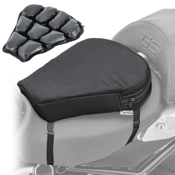 Motorcycle Air Cushion Suzuki V-Strom 1000, 650, XT Seat Pad Tourtecs Air M Black