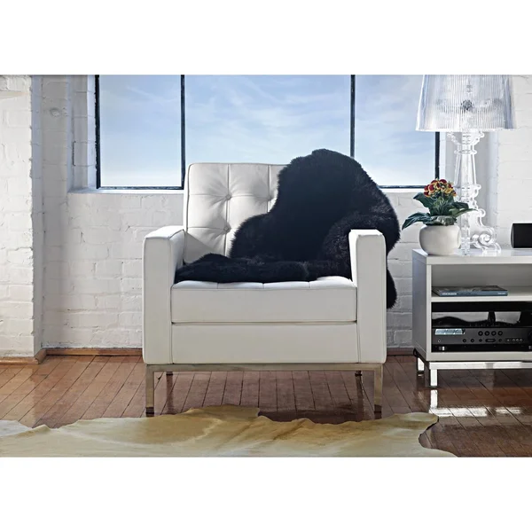 Natural New Zealand Grey 2 ft. x 3 ft. Single Sheepskin Area Rug