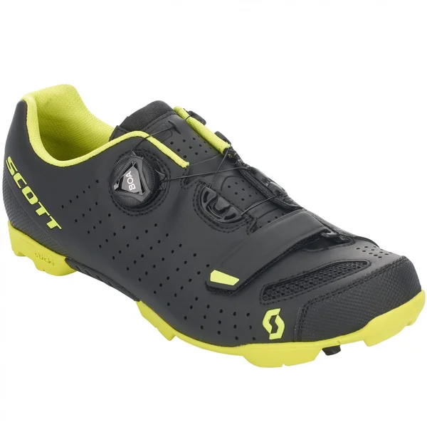 Scott Shoe MTB Comp Boa - Matt Black/Sulphur Yellow 44